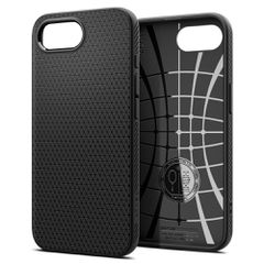 Spigen Liquid Air iPhone 16e Case - Matte Black-thumb-1