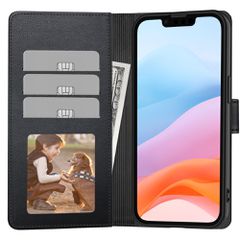 Tech-Protect Wallet Case for iPhone 16e - Matte Black-thumb-1