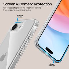 Tech-Protect FlexAir Hybrid Case for iPhone 16e - Clear-thumb-3
