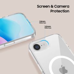 Tech-Protect FlexAir Hybrid MagSafe iPhone 16e Case - Clear-thumb-3