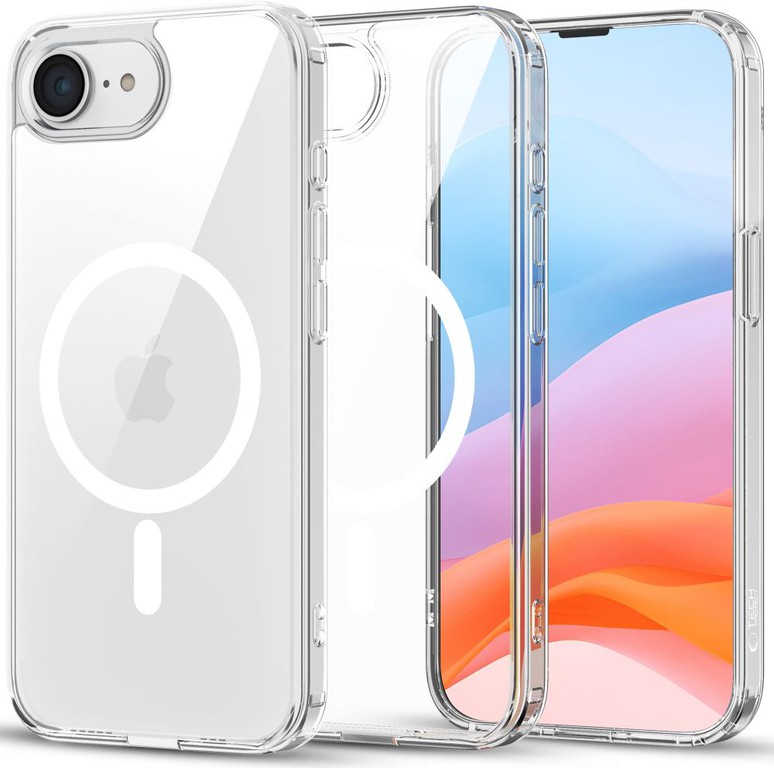 Tech-Protect FlexAir Hybrid MagSafe iPhone 16e Case - Clear