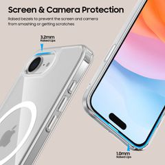 Tech-Protect FlexAir Hybrid MagSafe iPhone 16e Case - Clear-thumb-4