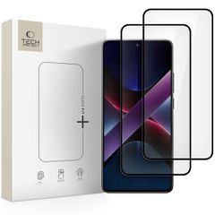 Tech-Protect Glass Fit+ 2-pack tempered glass for Xiaomi Poco X7 5G - black