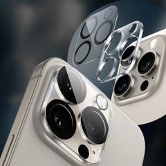 Tech-Protect Cam Fit+ Camera Cover for iPhone 16e - Clear-thumb-2