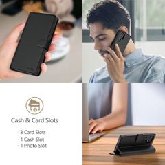 Tech-Protect Wallet Case for Xiaomi Poco X7 Pro 5G - Black-thumb-3