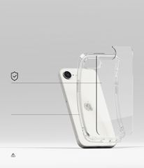 Ringke Fusion iPhone 16e Case - Clear-thumb-3