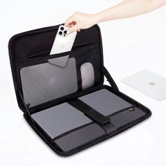 Tech-Protect Kevlar Pro Laptop Case 13-14" - Black-thumb-3