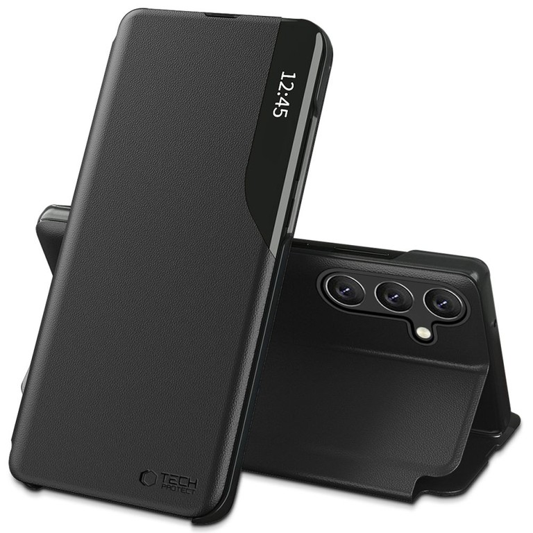 Tech-Protect Smart View Case for Samsung Galaxy A56 5G - Black