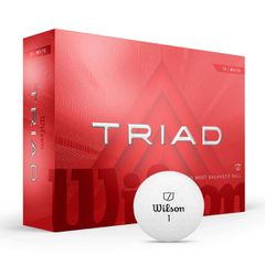 Wilson - 2025 Triad Golf Balls – White - 12 pack / Sport and Outdoor
