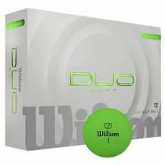Wilson - DUO Soft Golf Ball - Green - 12 Balls / Sport and Outdoor