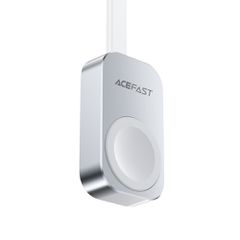 Acefast E21 5W Wireless Charger for Apple Watch - Silver-thumb-1