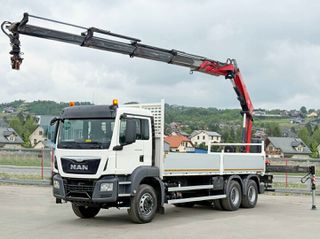 Γερανοί - Φορτηγά Με Γερανό MAN 2017 TGS 26.360* FASSI F195A.2.24 / ραδιόφωνο * 6x4 * TOP-thumb-1