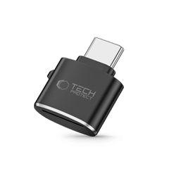 Tech-Protect UltraBoost microSD card reader adapter with USB-C - black-thumb-1