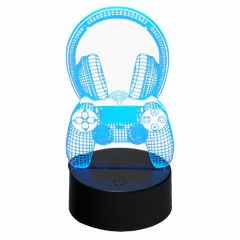 MECHARITE 3D LED Lampe - Controller & Headset