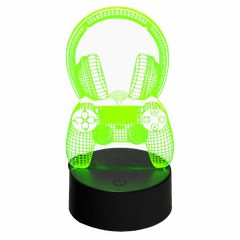 MECHARITE 3D LED Lampe - Controller & Headset-thumb-2