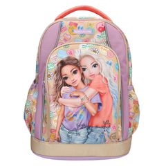 Topmodel - School Backpack GIRL POWER - Beige, Lilac, and Coral (413285) / Luggage and Travel Gear