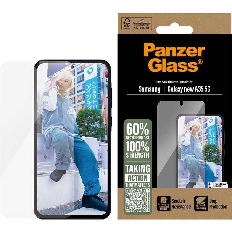 PanzerGlass - Screen Protector Galaxy new A35 5G Ultra UWF / Electronics