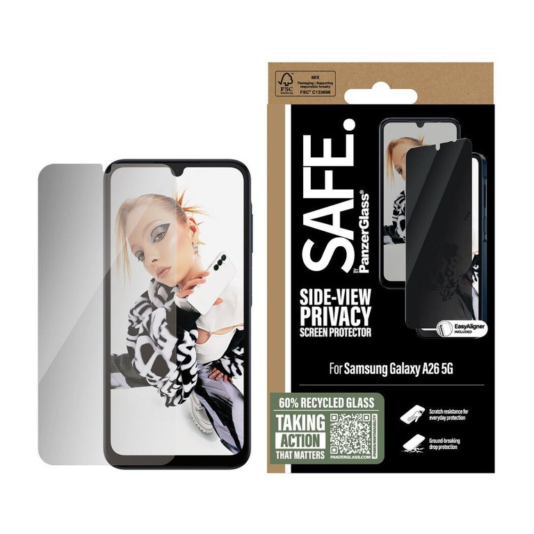 PanzerGlass - SAFE Privacy Screen Protector Galaxy new A26 5G UWF / Electronics