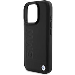 BMW Leather Hot Stamp iPhone 16 Pro Case - Black-thumb-4
