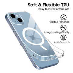 Tech-Protect FlexAir MagSafe Case for iPhone 13 / 14 - Clear-thumb-4