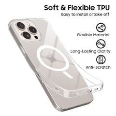 Tech-Protect FlexAir MagSafe Case for iPhone 16 Pro - Clear-thumb-4