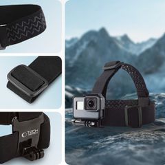 Tech-Protect GA100 Head Mount for GoPro / DJI - Black-thumb-4