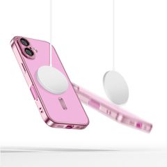 Tech-Protect MagFlex MagSafena iPhone 16 Case - Clear / Pink-thumb-4