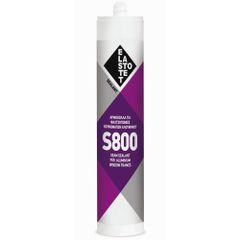 Σιλικόνη Αρμόκολλα Μαύρη 280ml S-800 Elastotet ( Συσκευασία 12 τμχ)