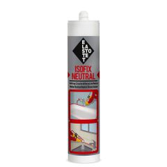 Σιλικόνη Ουδέτερη Αντιμουχλική Λευκή 280ml Isofix Neutral ( Συσκευασία 12 τμχ)