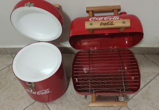 Vintage Coca Cola Grill and Cooler-thumb-1