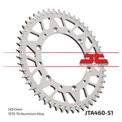 Γραναζι Πισω Αλουμινιου Kawasaki Ultralight Αλουμινιου Jta460 | Jt Sprockets -Ασημί-50