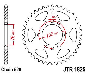 Γραναζι Πισω Σιδερενιο Atv Suzuki, Dr500 Jtr1825 | Jt Sprockets-48