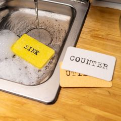 Kikkerland - Counter Intelligence Pop-Up Sponges - (wet)-thumb-2