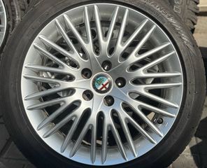 ALFA ROMEO GIULIETTA Ζαντολάστιχα 17΄ Ζάντες αλουμινίου γνήσιες original 7,5Χ17  5X110  et41  225/45R17 Dunlop
