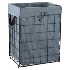 ESTIA ΚΑΛΑΘΙ ΑΠΛΥΤΩΝ CAGE ΜΕΤΑΛΛΙΚΟ ΑΝΑΔΙΠΛΟΥΜΕΝΟ 35x40x55cm