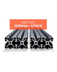 VEVOR 4PCS 39,4 in (1000 mm) T Slot 4040 Aluminium Extrusion Anodized Linear Rail