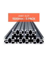 VEVOR 5 τεμάχια 59 ιντσών (1500 mm) με υποδοχή T 2040 από ανοδιωμένο αλουμίνιο εξώθησης γραμμική ράγα