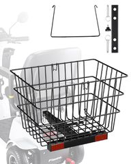VEVOR Scooter Rear Basket Καλάθι βαρέως τύπου Mobility with Handle 1 in Receiver