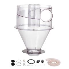 VEVOR Cyclone Dust Separator Vacuum Cleaner Separator 4" για Δεξαμενή 18,9-37,85L
