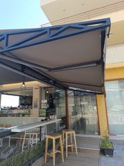 Τέντα  πέργκολα κλείσιμο εξωτερικού χώρου