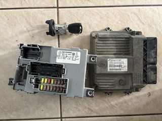 ΣΕΤ ΕΓΚΕΦΑΛΟΣ - BCM - ΚΛΕΙΔΙ FIAT PUNTO EVO 2009-2011 ΚΩΔ.ΚΙΝΗΤΗΡΑ: 199A3000 ΚΩΔ.ΕΓΚΕΦΑΛΟΥ: 51871687 - MJD.6F3.PM