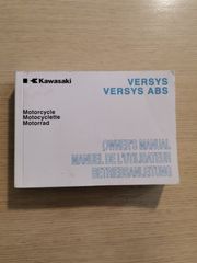 Kavasaki versys abs 2011. Owners Manual
