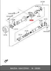 συνδεσμος κεντρικου μαζι με ρουλεμαν , Ford Ranger και Mazda BT50 και Wildtruck 2011 και μετά., κωδικοι : AB394W602AA , 5141246 , 2448835 . U6A125YA1