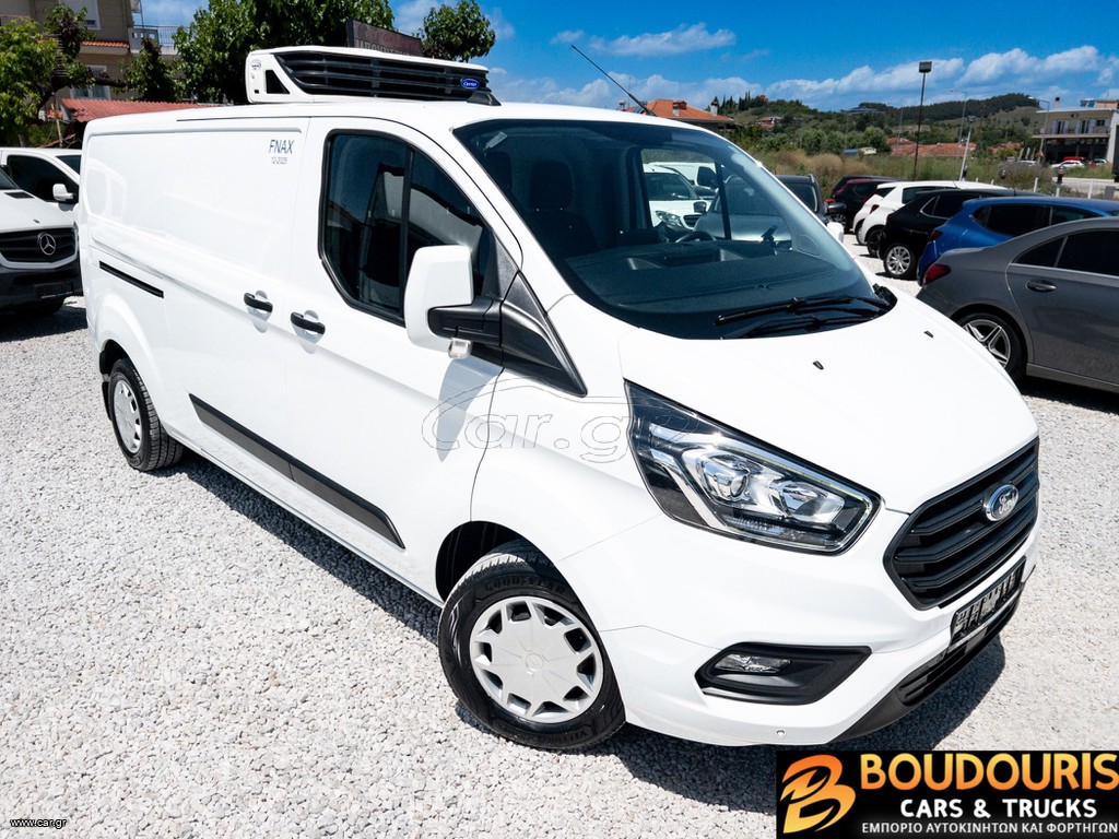 Ford Transit Custom 2020 ΨΥΓΕΙΟ/ΚΑΤΑΨΥΞΗ-CARIER-XARIOS 350-ΠΡΙΖΑ-3ΘΕΣΙΟ-AC-EURO6D