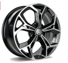 7x17-5x114,3 ET40 (73,1) Direction Black Front Polished  CARBONADO