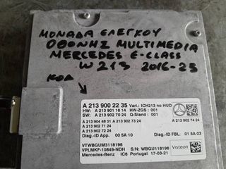 ΜΟΝΑΔΑ ΛΕΓΧΟΥ ΟΘΟΝΗΣ MULTIMEDIA MERCEDES E-CLASS W213, ΚΩΔ: Α2139002235, 2016-2023