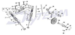 ΕΛΑΤΗΡΙΑ ΒΑΛΒΙΔΩΝ SET (ΕΣΩΤΕΡΙΚΟ & ΕΞΩΤΕΡΙΚΟ) V-RAPTOR 125 & ACE 125