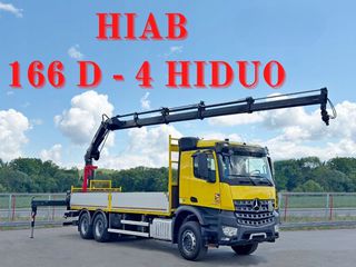 Γερανοί - Φορτηγά Με Γερανό Mercedes-Benz 2014 AROCS 2636 * HIAB 166 D-4 HIDUO + ​​RADIO * 6x4