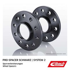 Αποστατες Τροχου  locating hole diameter: 66,45mm PRO-SPACER series - 2; (fitting elements included - No) - Black