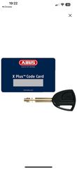 Abus Granit XPlus 540 Κλειδαριά Ποδηλάτου Πέταλο με Κλειδί Μαύρη Με τα χαρτιά της αποστείλετε Πανελλαδικώς